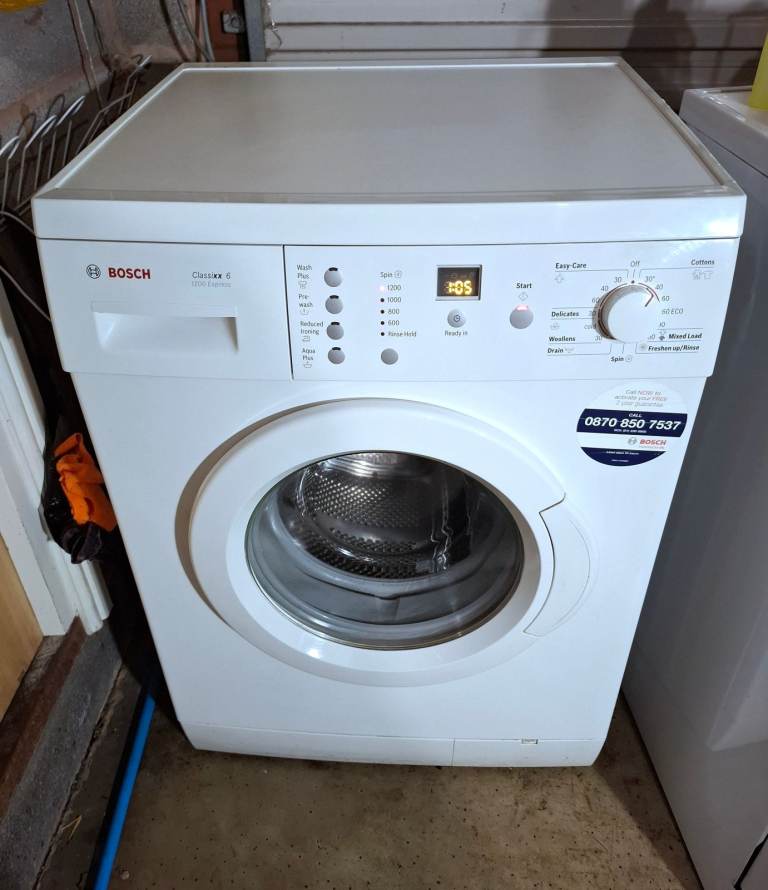 6kg 1200nspin Bosch classixx washing machine 