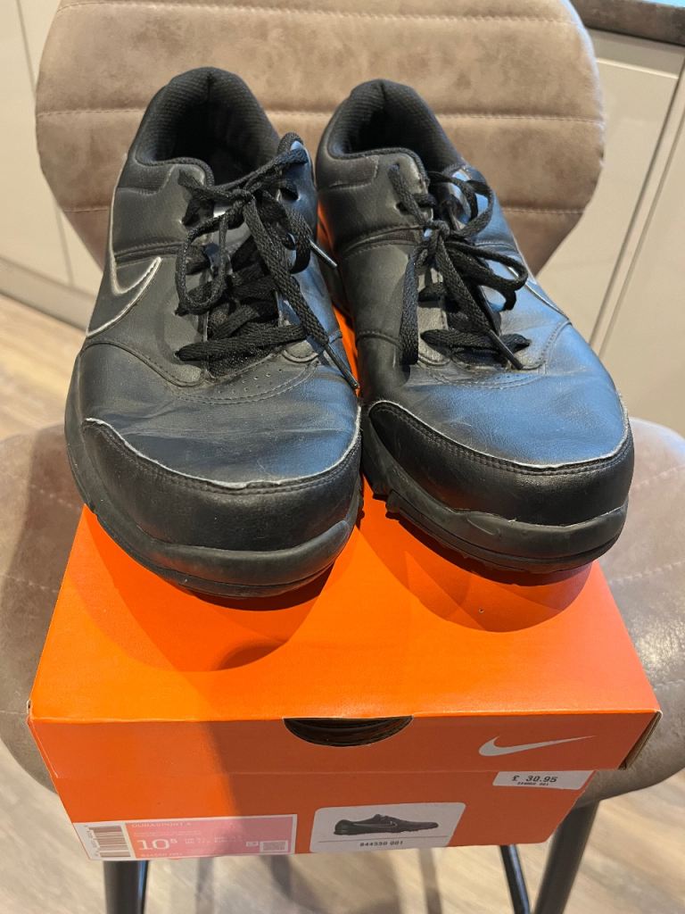 Nike Dura Sport 4 Golf Shoes Black UK Size 9.5