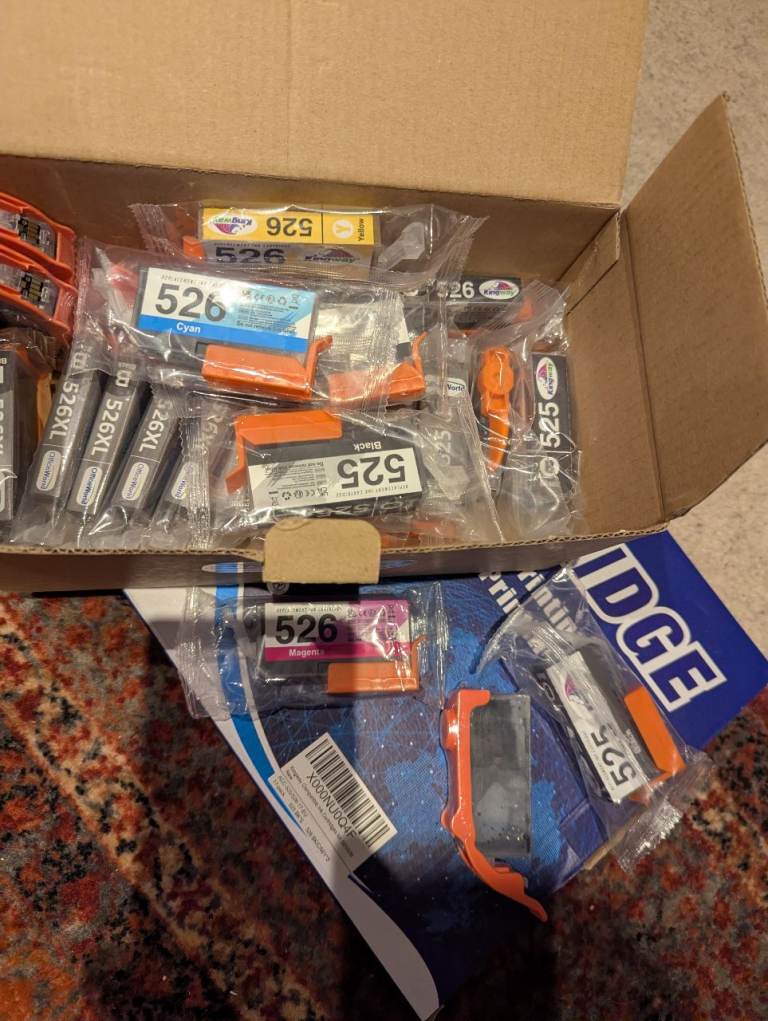 image for Canon CLI-526 Color Ink Cartridges CLI-526XL 