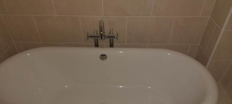 Free standing bath , taps and fittings