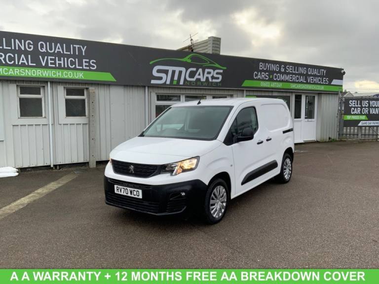 2020 Peugeot Partner 1000 1.5 BlueHDi 100 Professional Van PANEL VAN DIESEL Manual