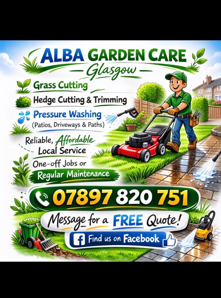 Grass cutting Hedge cutting Pressure washing 