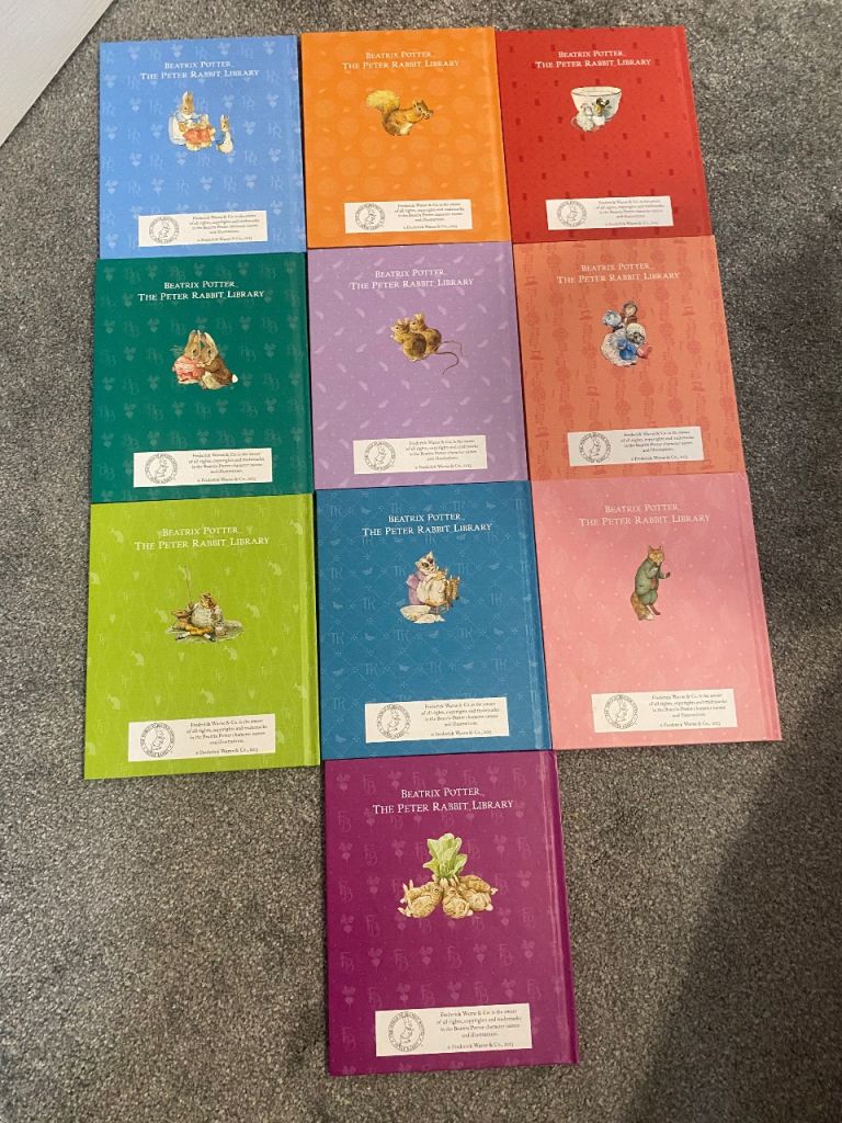 Beatrix Potter The Peter Rabbit Library - 10 Books, As Good As New | in ...