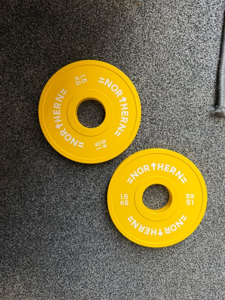 Northern Fractional Weight Plates – 1.5kg Pair