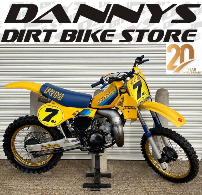 DANNYS DIRT BIKES RACE READY VINTAGE SUZUKI RM 250 1983 RM250 83 MAY PX MX BIKE 