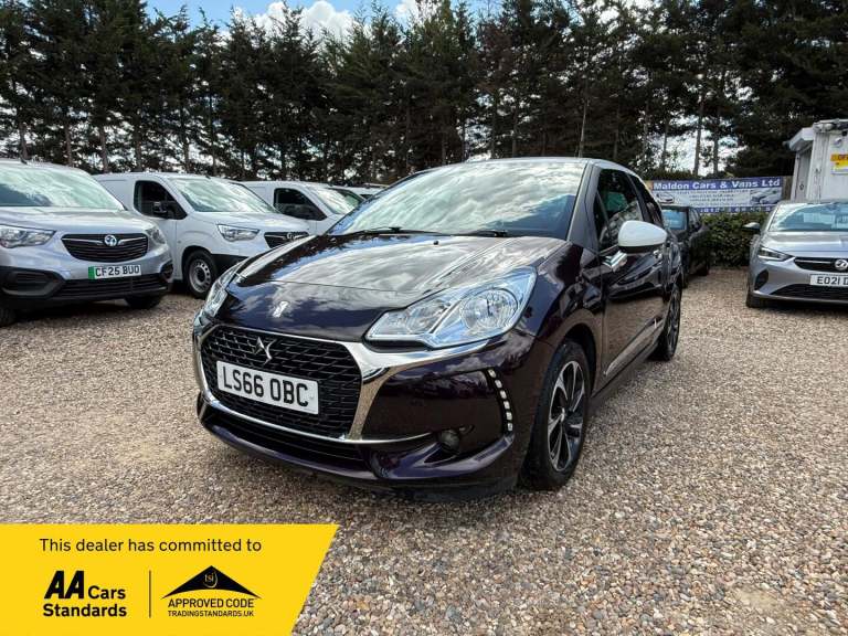 2016 DS Automobiles DS 3 1.2 PureTech Elegance EAT6 Euro 6 (s/s) 3dr HATCHBACK Petrol Automatic