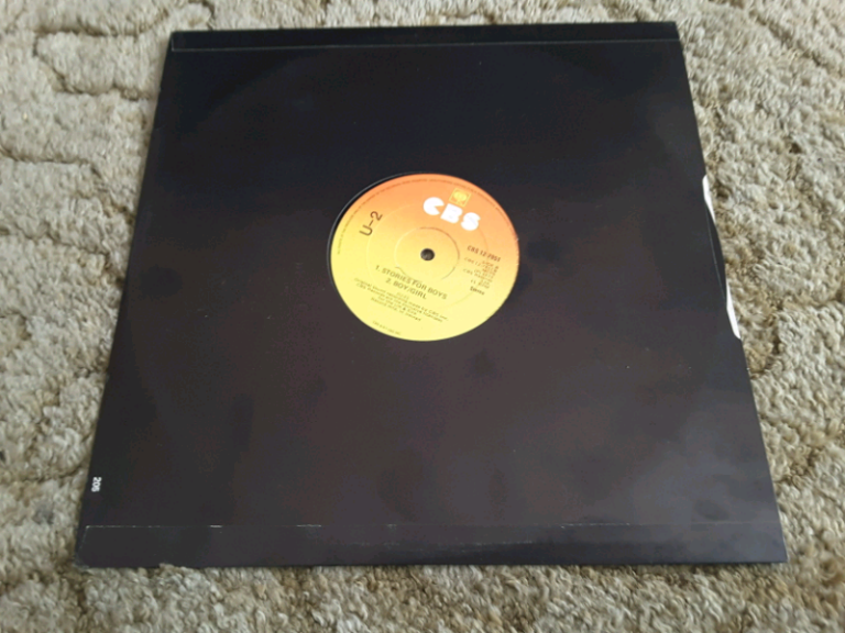 U2 - OUT OF CONTROL 12°  RARE CBS IRELAND PRESSING ROCK