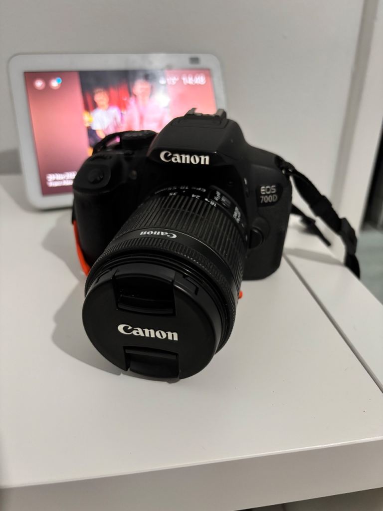 Canon EOS 700D Digital Camera with Lens and Strap