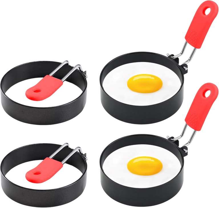 Egg Frying/ Shaping Rings -4 Pack