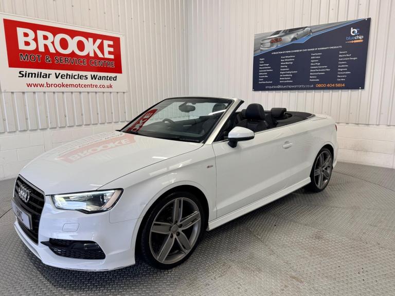 2015 Audi A3 Cabriolet 2.0 TDI S line Euro 6 (s/s) 2dr CONVERTIBLE Diesel Manual