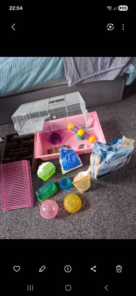 Dwarf hamster cage and Accessories 