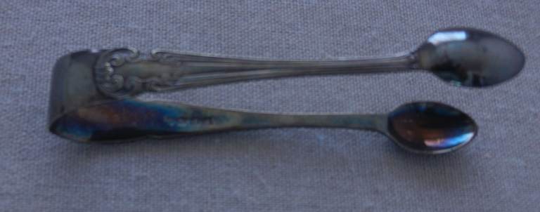 Vintage Silver Plate Sugar Tongs EPNS