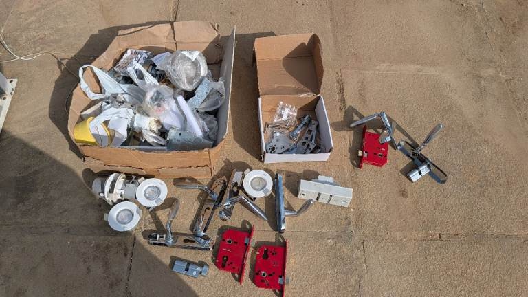 Job Lot: Door Handles, Locks and Downlights - Good Condition
