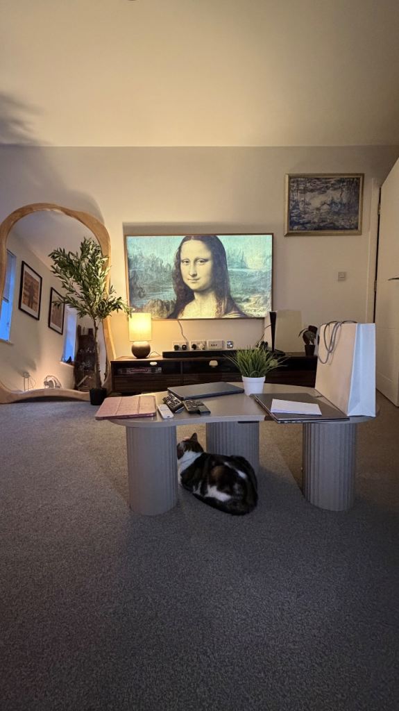 Evie Irregular Coffee Table - Taupe