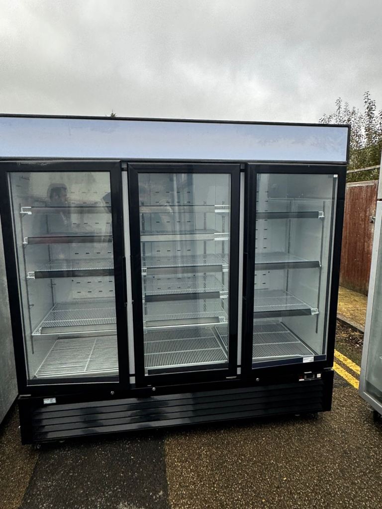Commercial upright display freezer like new Italian make cafe supermarket shop 