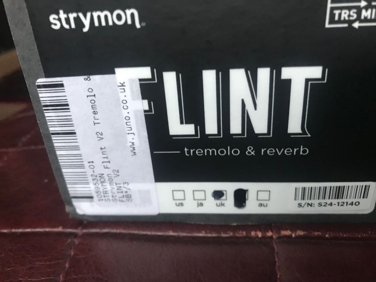 Stryman flint v2 tremolo & reverb pedal