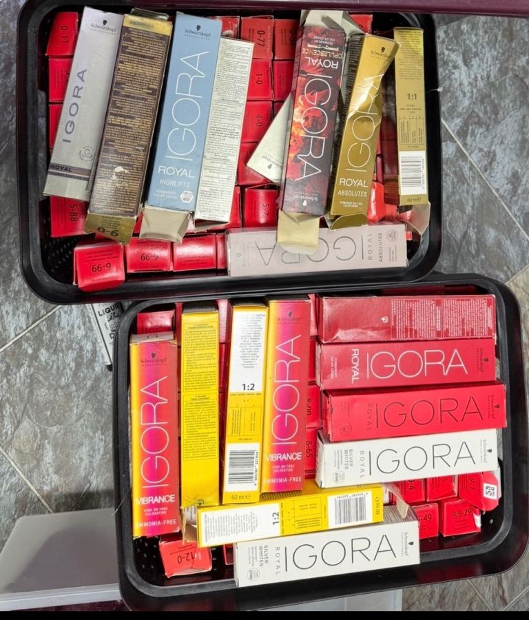 Schwarzkopf igora royal job lot 86+30 tubes 