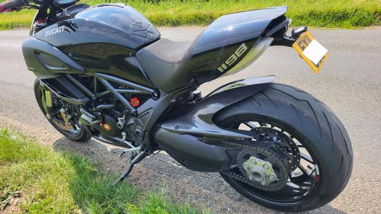 2011 11 DUCATI DIAVEL 1198 BLACK PERFORMANCE CRUISER NEW MOT 10k MILES MINT
