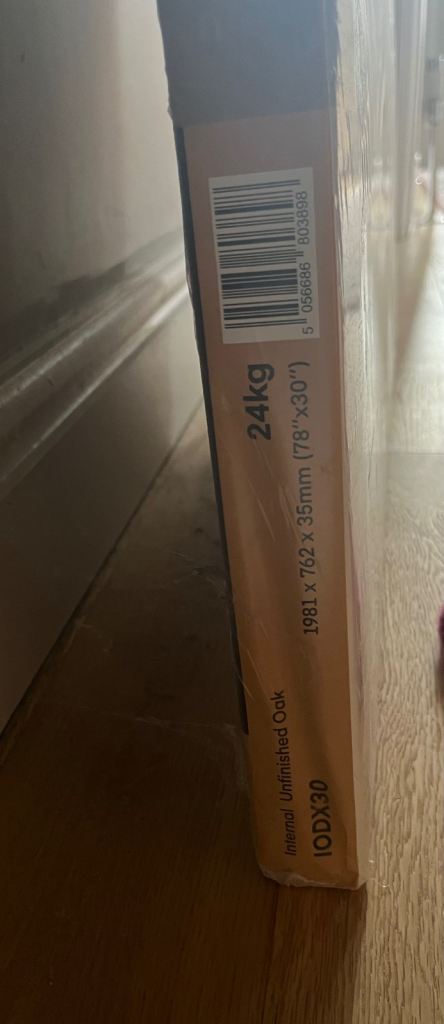 Internal wooden door