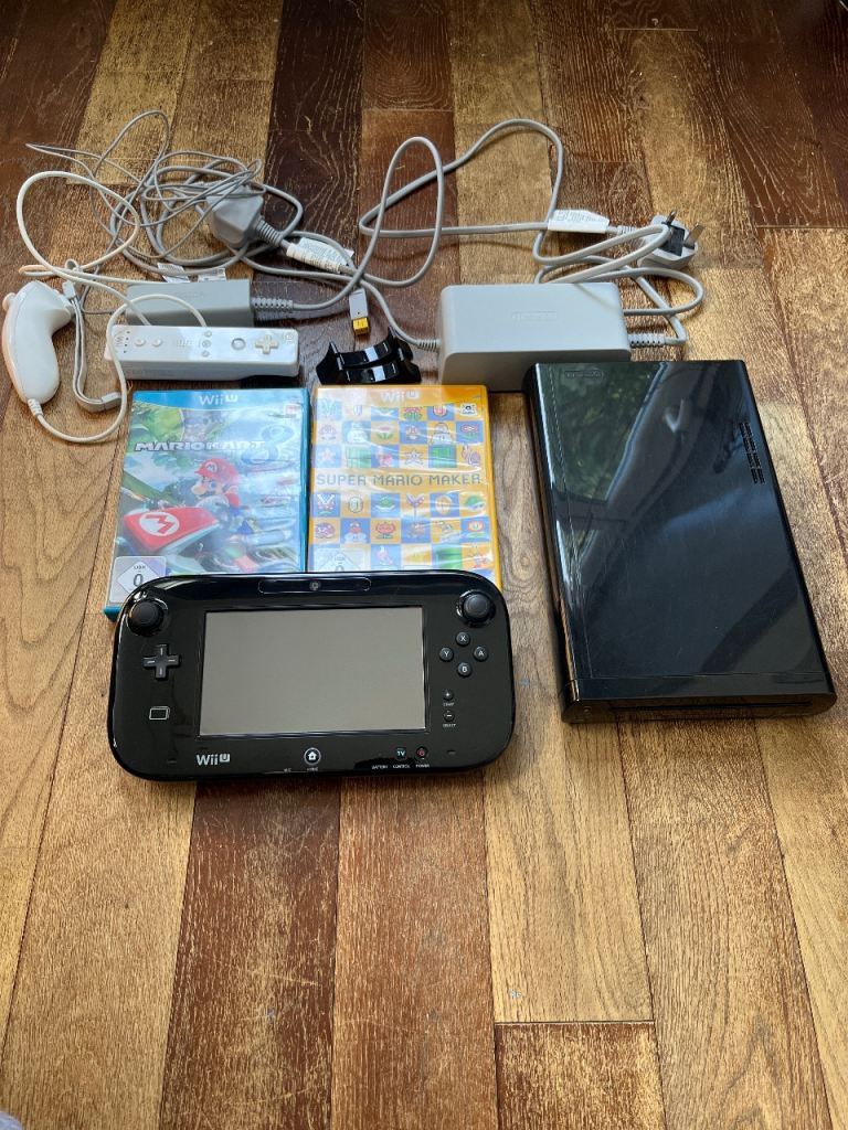 Nintendo Wii U Console with Games and Accessories – Good Condition