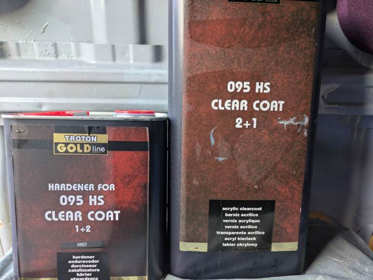 Car clear coat kit 7.5ltr 