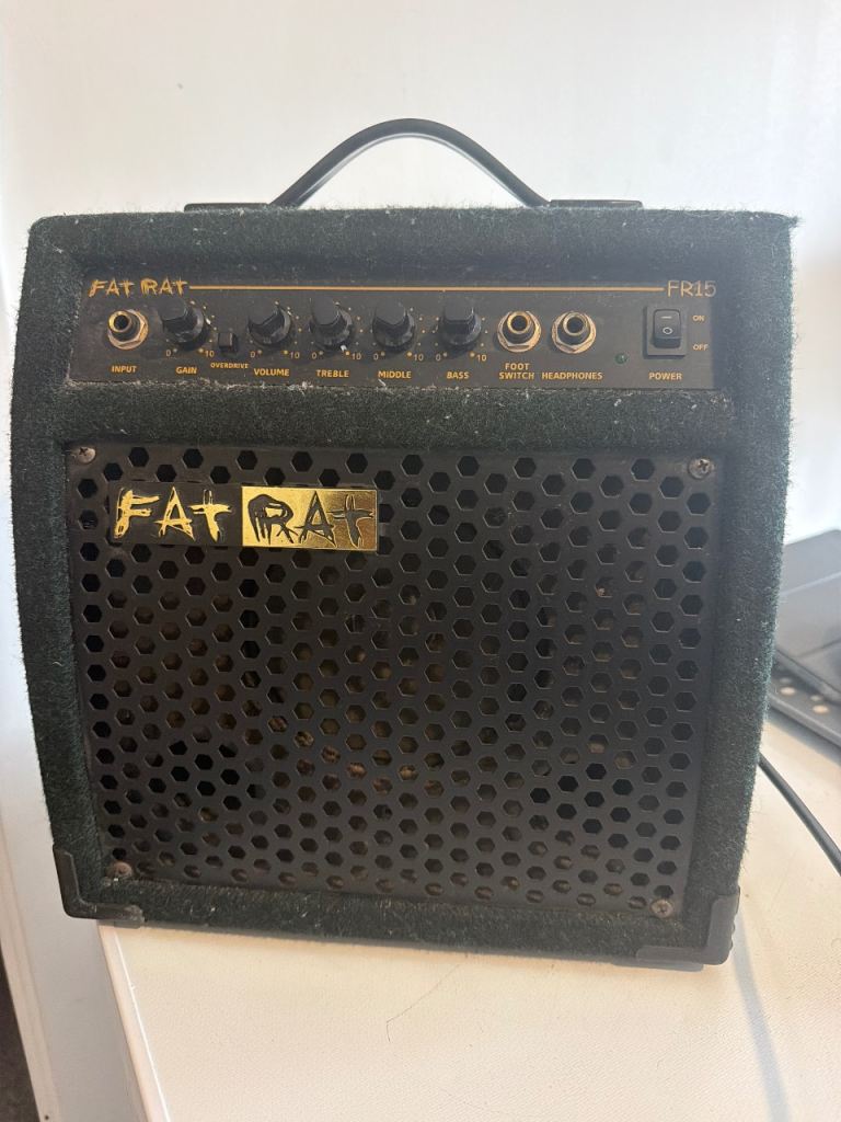 Fat Rat Guitar Amplifier - Black, Good Condition