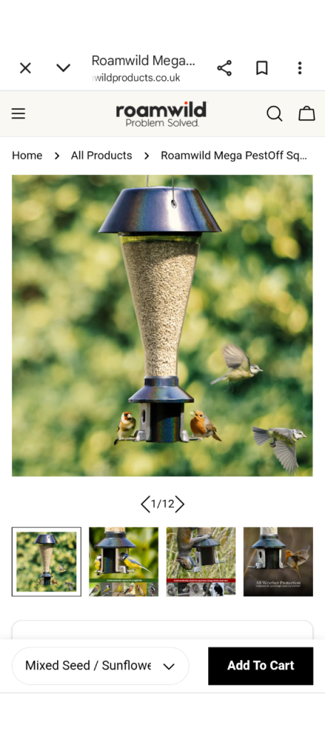 Bird feeder