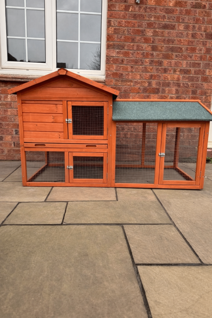 **USED ONCE TWO TIER HUTCH** 