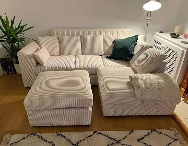 DYLAN 4 SEATER Corner Sofa Set  - Free Home Delivery ~ Quick Delivery ::