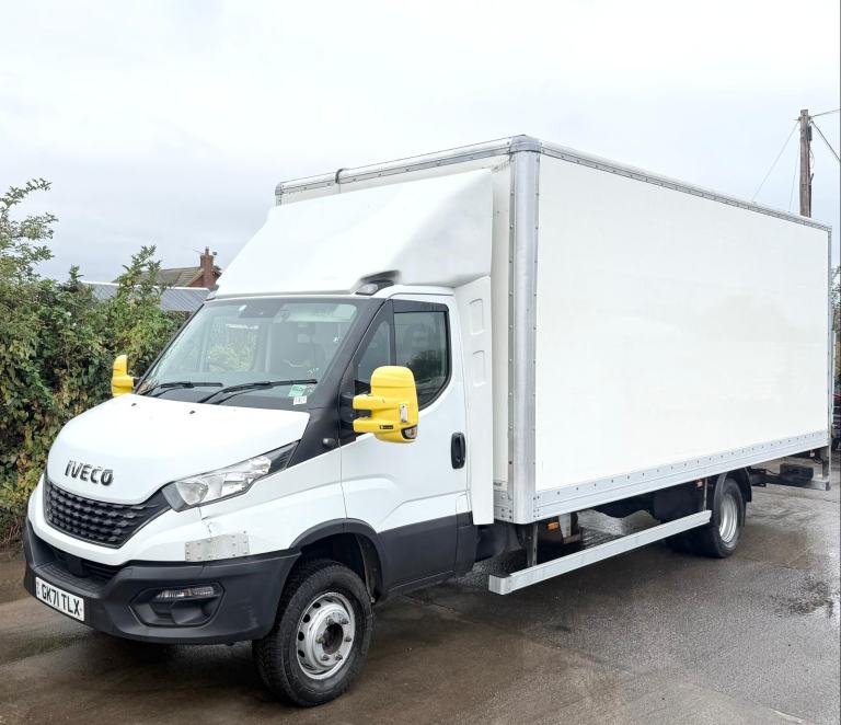 2022 IVECO DAILY 72-180 GRP BOX VAN COLUMN TAIL-LIFT 7.2 TON A/C 3 SEATS EURO-6
