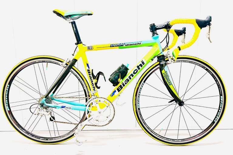 GD BIANCHI LIQUIGAS 1885 Team Bike Size/M Campagnolo Centaur Road Bike Pristine
