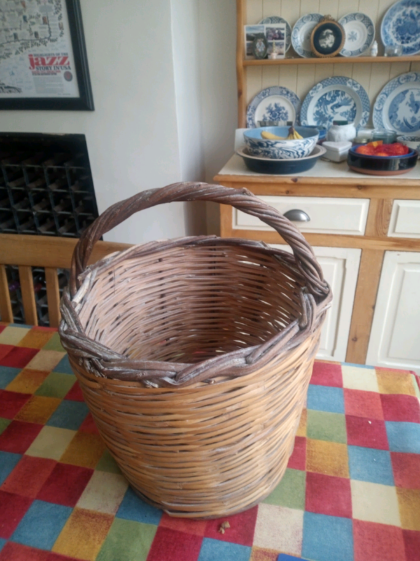 Wicker basket.