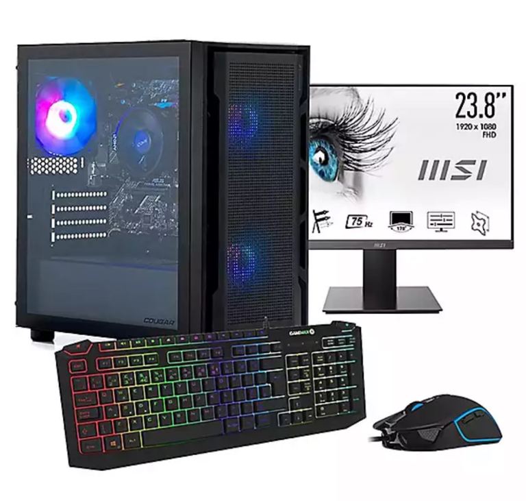Gaming PC….. Stormforce R5 16GB 1TB Gaming PC & 23.8in Monitor Bundle