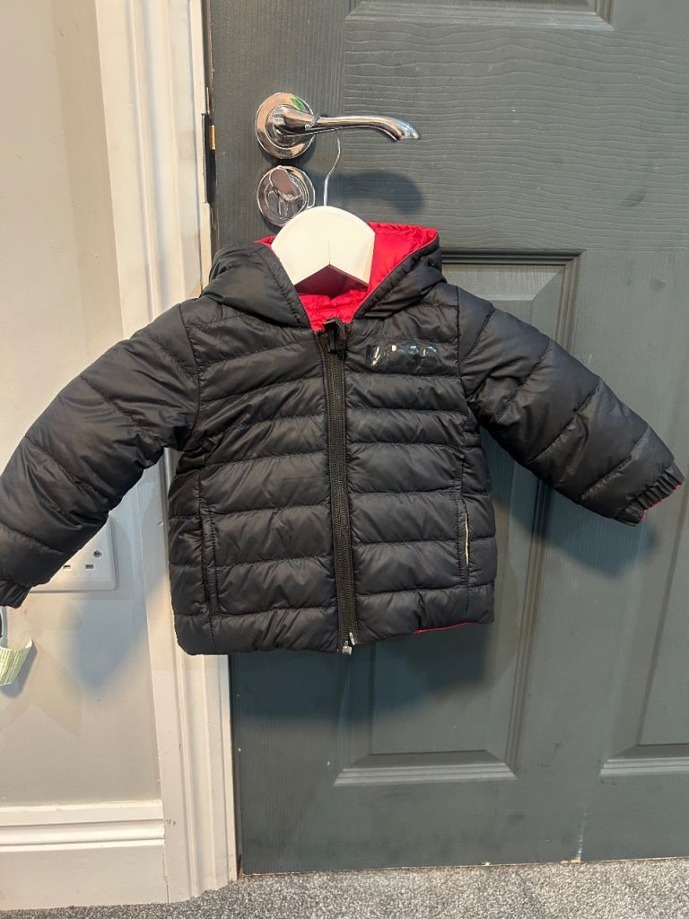 Boss Baby Boys Reversible Hooded Padded Jacket 