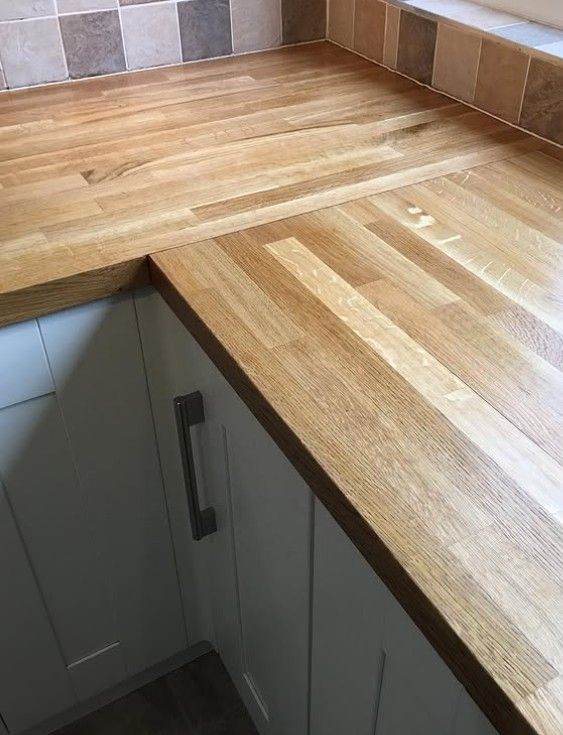 Premium Solid Oak Kitchen Worktops | Natural Hardwood Countertops | 2m, 3m & 4m Sizes