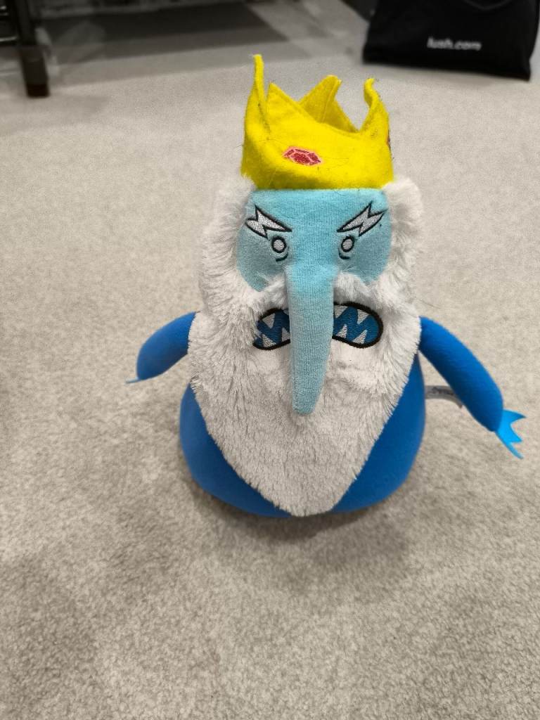 Adventure time snow king plushie