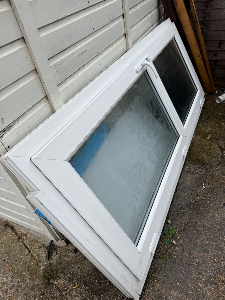 Double glazed PVC door