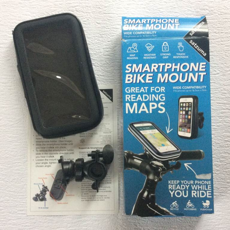 Satzuma smartphone bike mount case - SBM-100 - fits up to 16.5x9cm - new