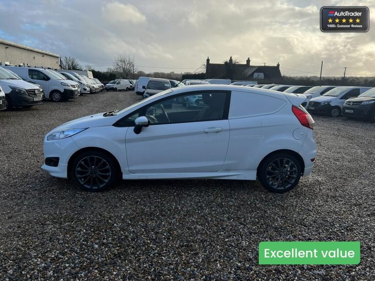 2016 Ford Fiesta SWB L1H1 Sport Tdc Alloys Air Con EURO 6 NO VAT Car derived van Diesel Manual
