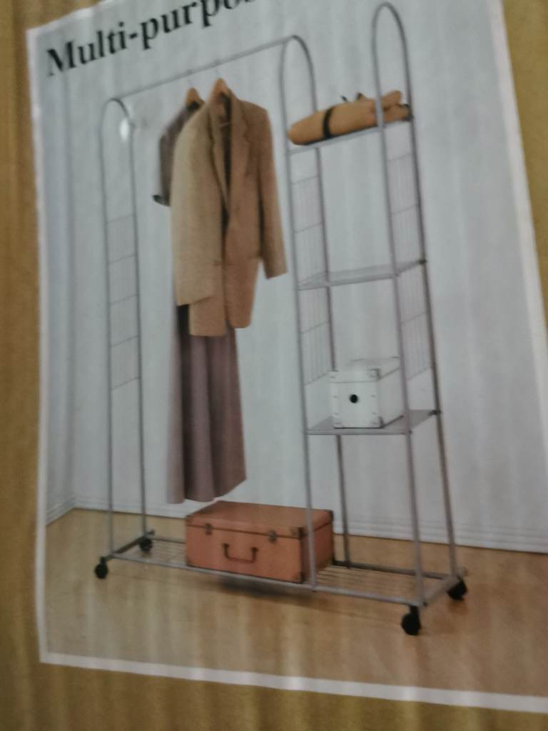 Multipurpose Tidy clothes Rail