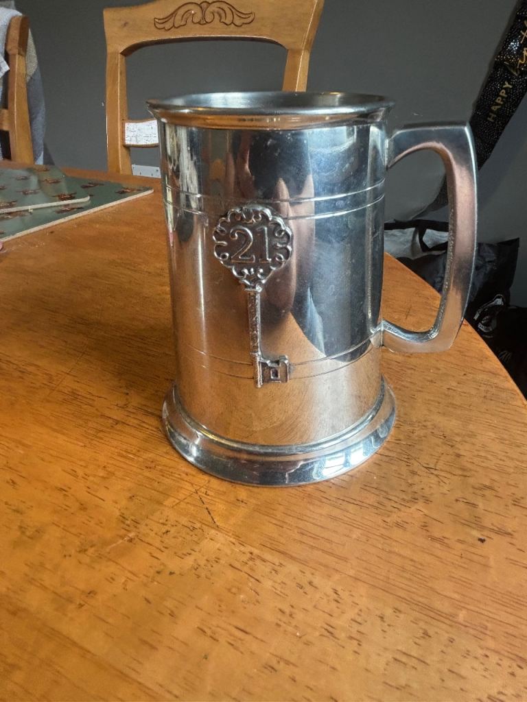 Vintage 21st Birthday Pewter Tankard – Leonard Silver Co