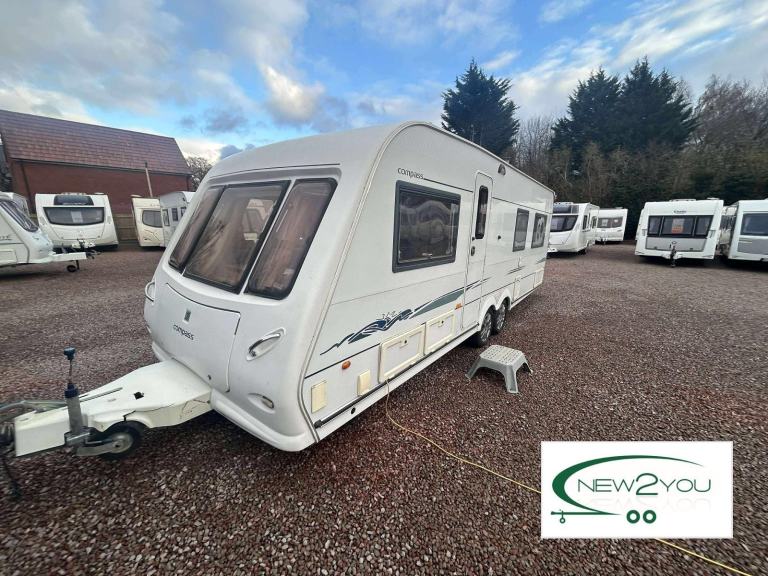 2007 Compass Rallye 4 Berth Twin Axle Caravan - STOCK NO E238
