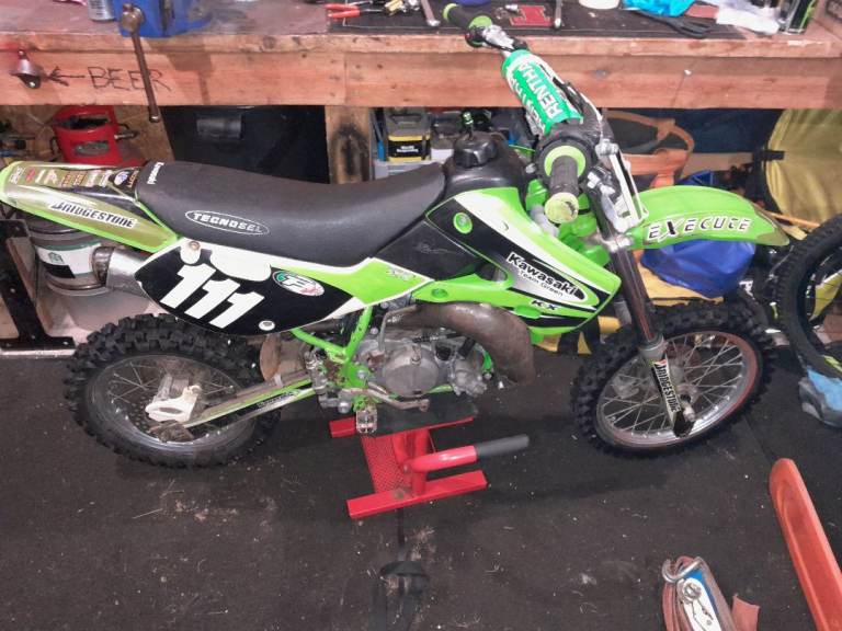 Kawasaki KX65 motocross bike