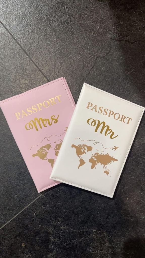 Mr and Mrs passport covers