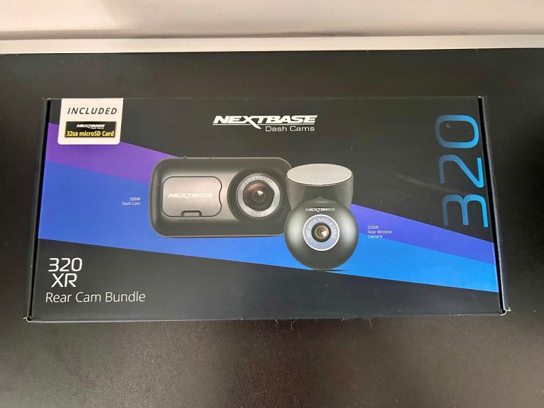 Nextbase 320XR dash cam  – Front & Rear view