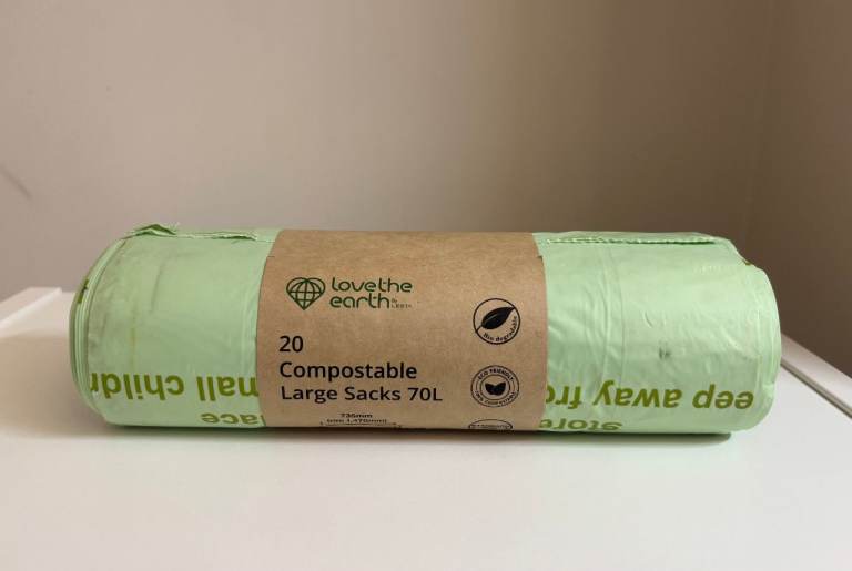 20x 70L Compostable Large Bin Bags/Sacks (New)