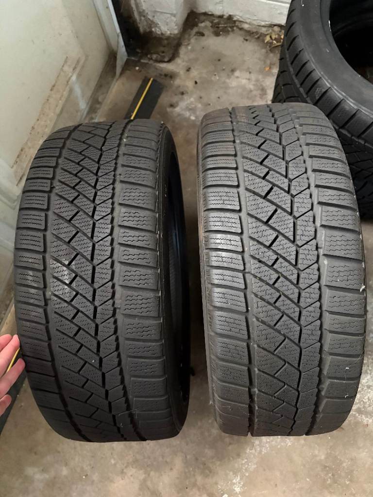 4x Winter car tyres- Contiwintercontact TS 830 P, 205/45 R17m, 6-7mm