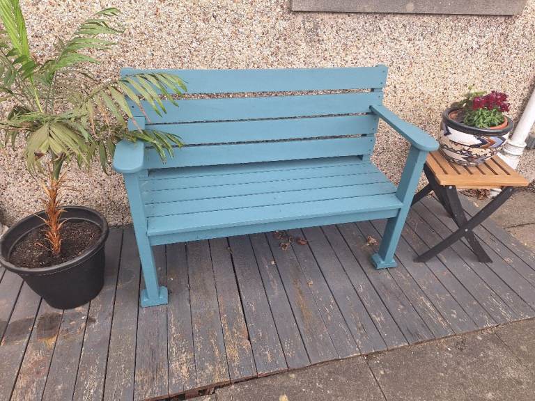 Hand made garden bench 