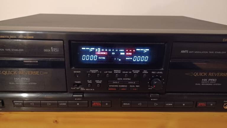 Aiwa AD WX929 Twin Double Deck Stereo Tape player