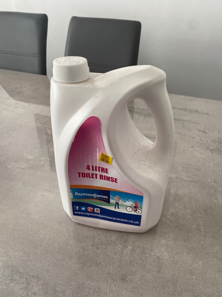 4L caravan motorhome toilet rinse fluid 